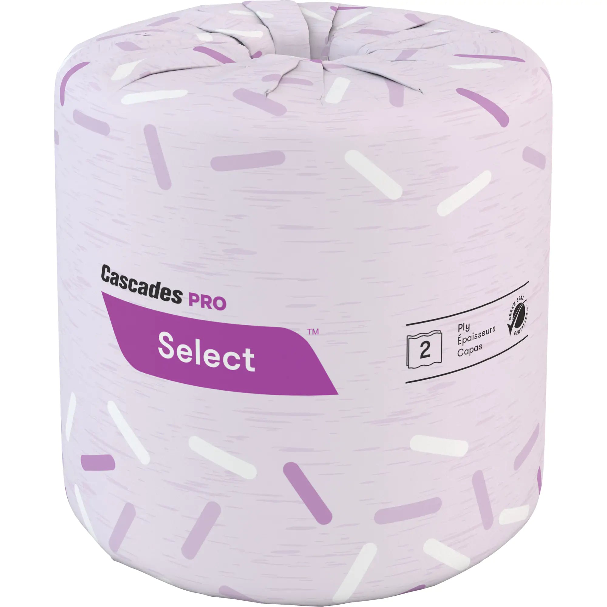 Papier hygiénique Pro SelectMD, 2 Pli, 500 Feuilles/Rouleu, Blanc CS 48