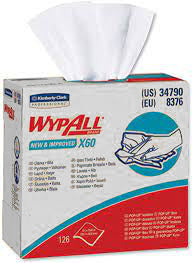 WypAll X60 All-Purpose Wipers - Pack of 126 - White